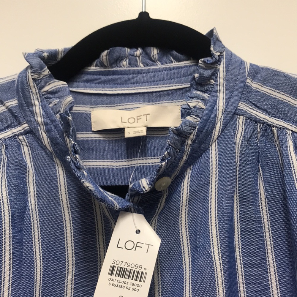 Loft Striped Blouse - Picture 2 of 4